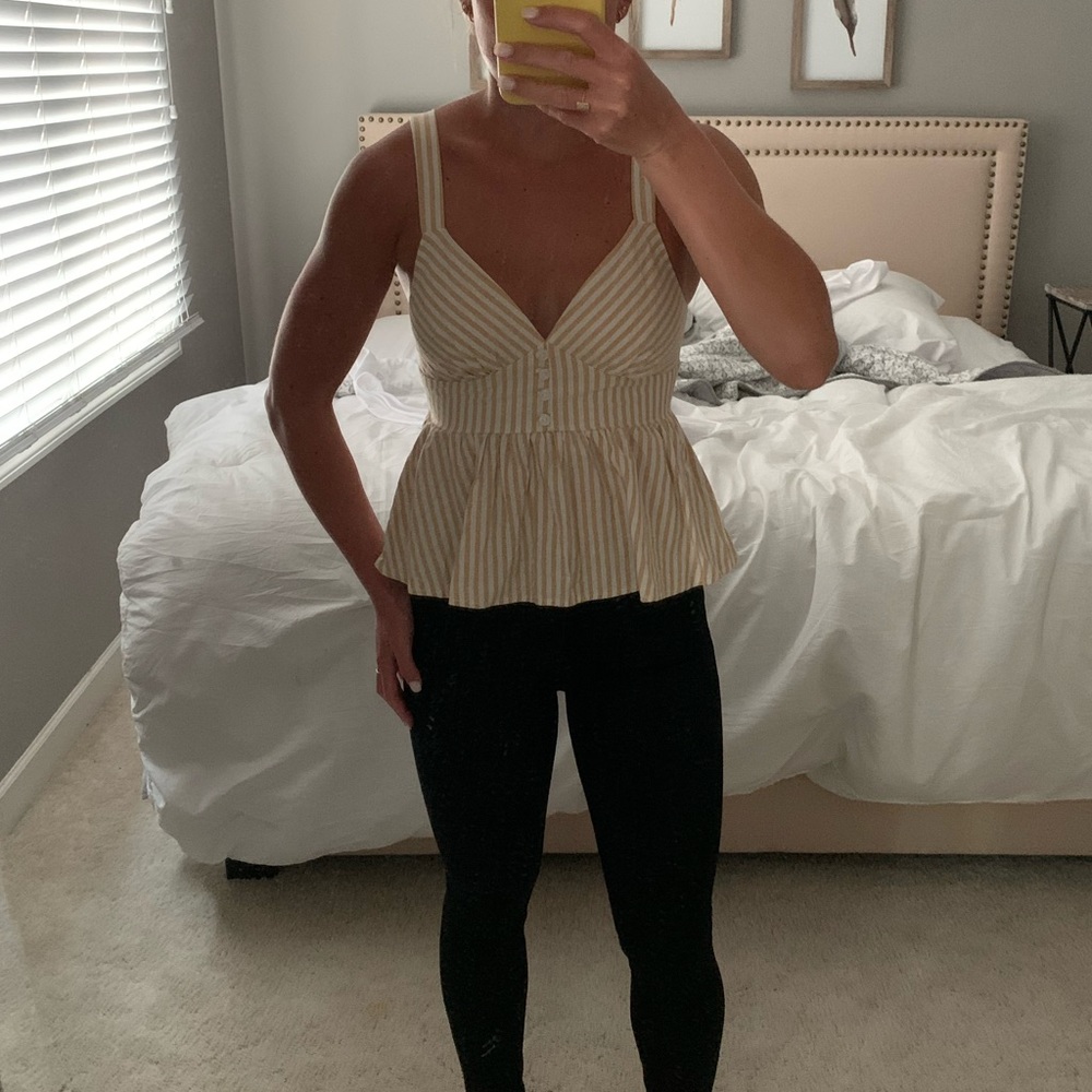 Nordstrom stripe tank Sz-S